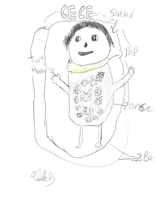 Abby's drawing of Cece
